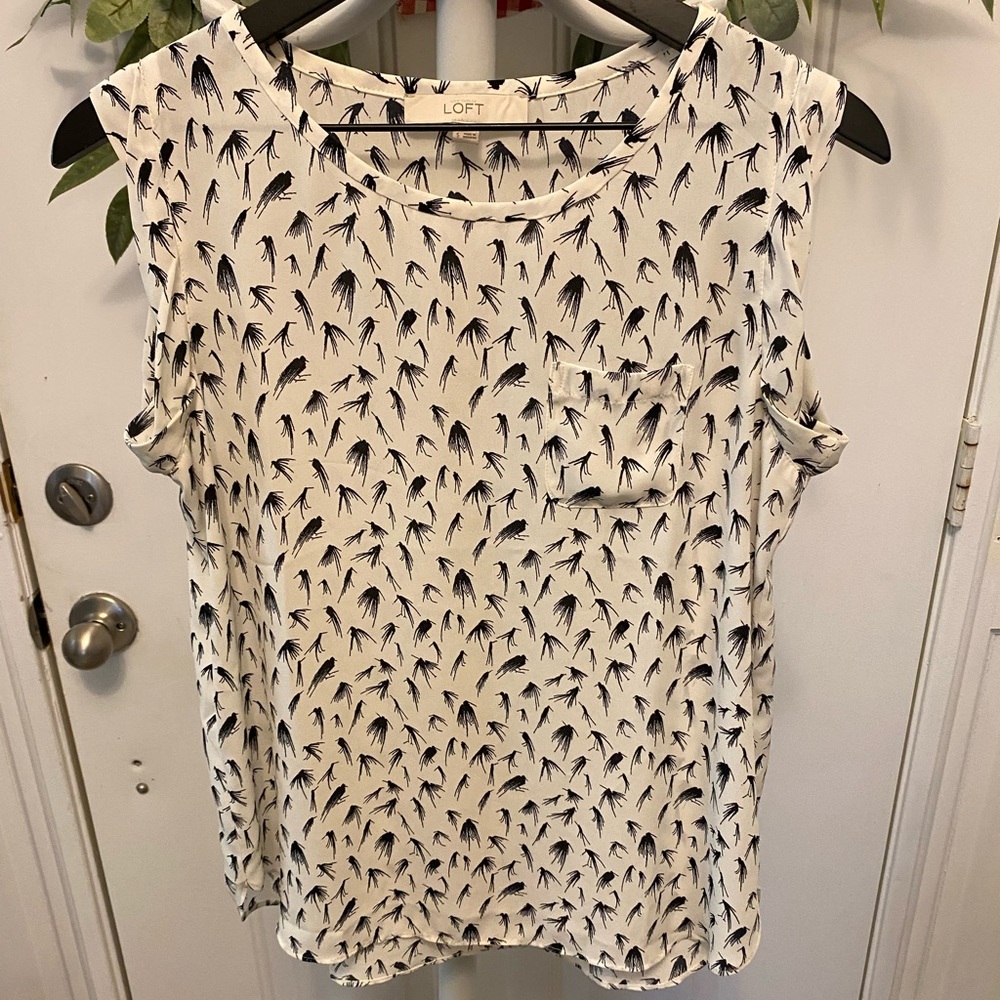 Loft Patterned Top SS S